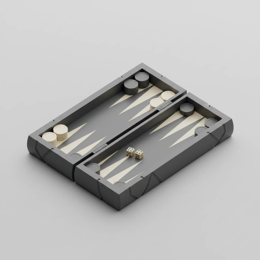Foldable Book Backgammon