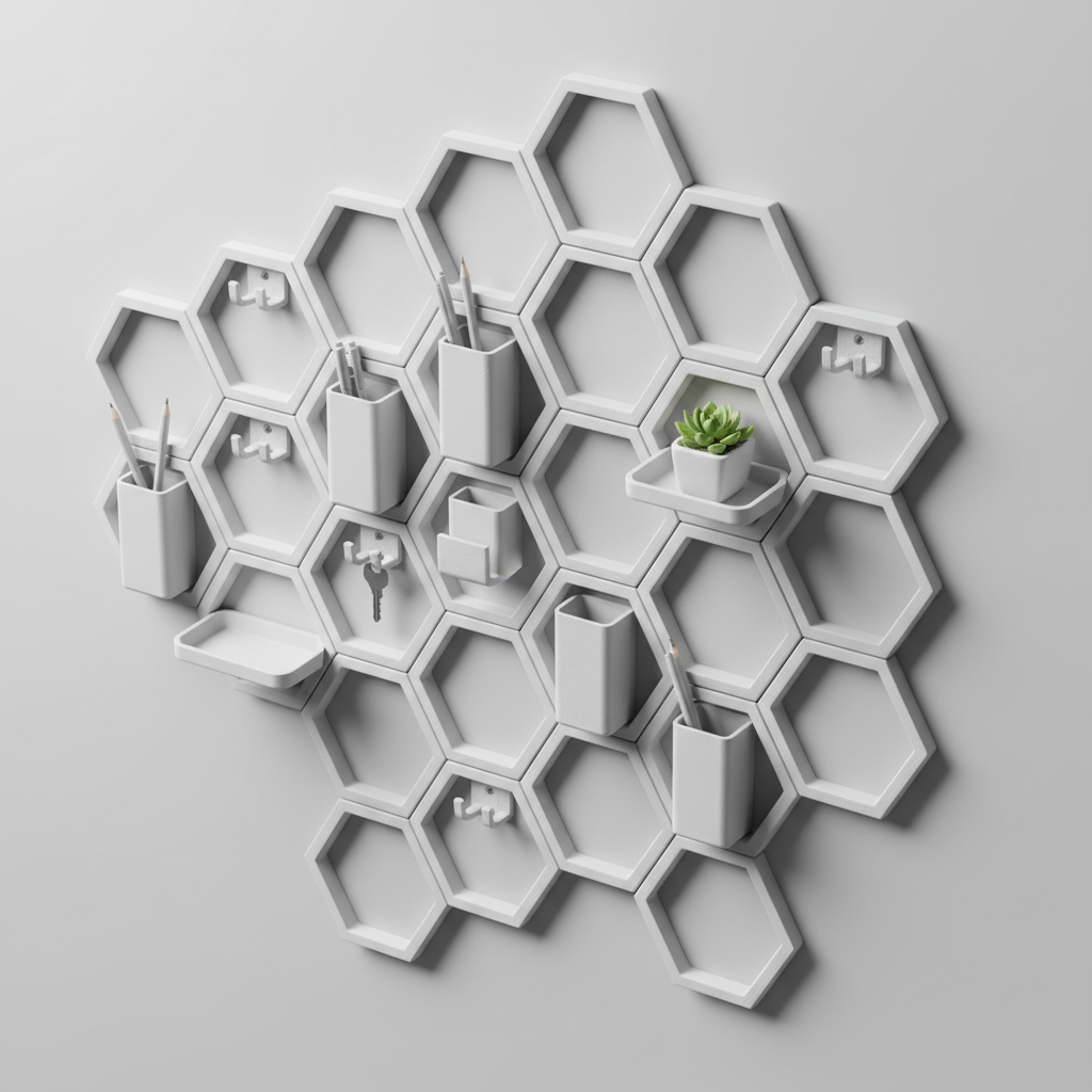 Hex Wall Grid System