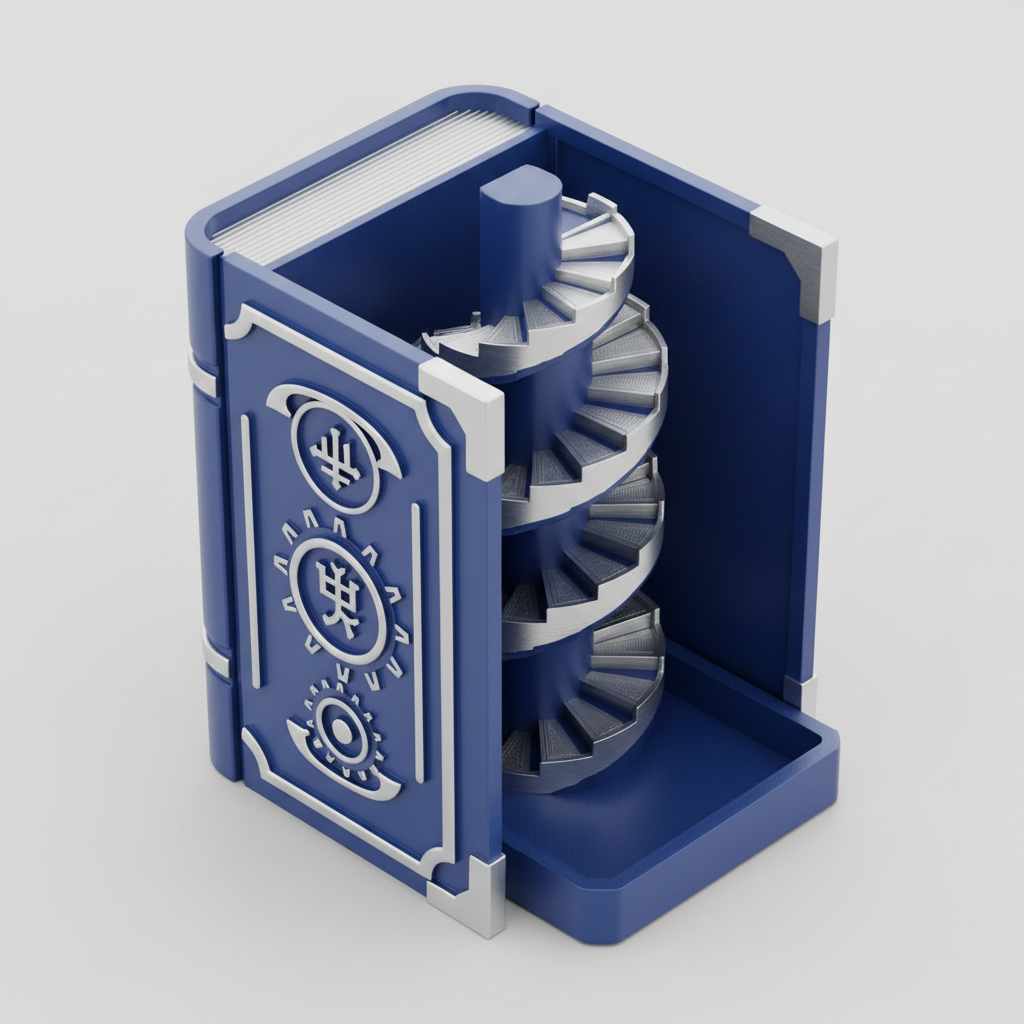 Foldable Dice Tower Book