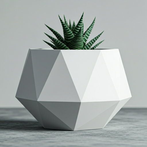 Low-Poly Geo Planter